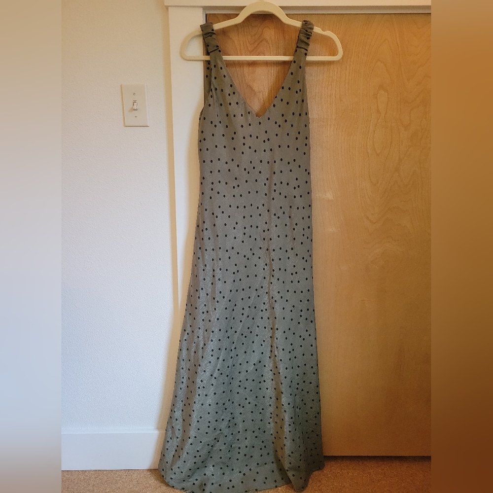 Zara Olive Green Maxi Dress